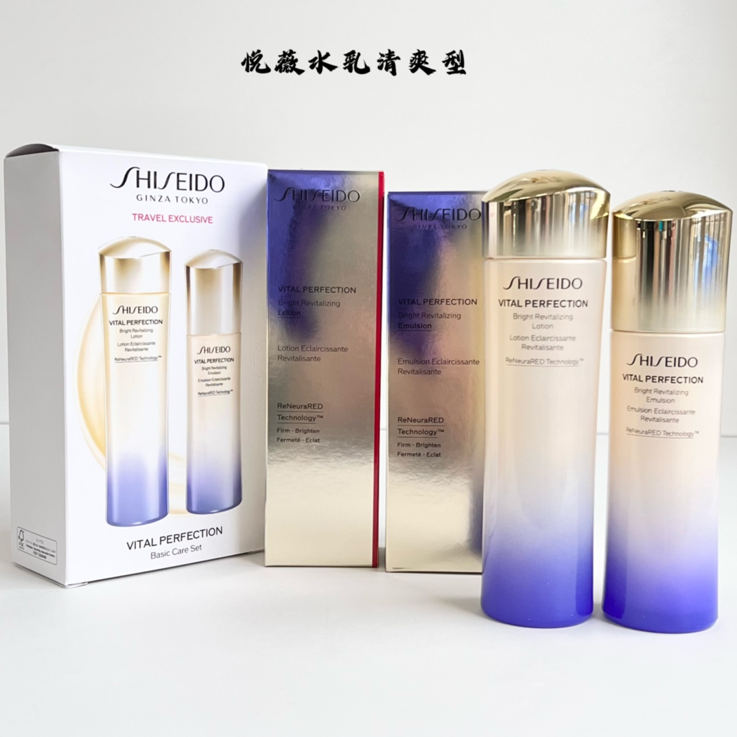 专/115💰
细节全对版，味道对香，市面最高版本✔️资生堂悦薇珀翡水乳两件套！内含：水100ml，乳150ml。功效：滋润型，清爽型。