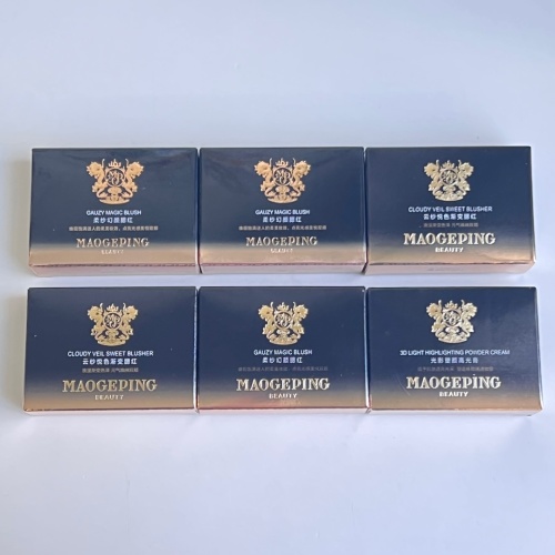 MAOGEPING Blush & Highlighter Palette - 6 Shades with Brush 1 MAOGEPING Blush & Highlighter Palette - 6 Shades with Brush