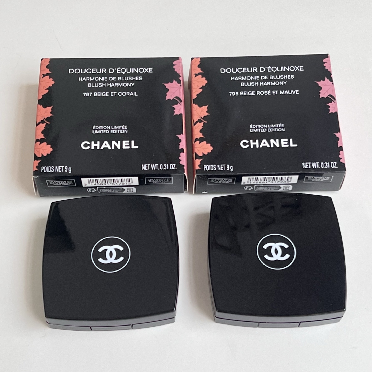 NO:809722,Chanel Double C Blush 9g!  Color number 797#,798#.,makeup,chanel19860909香奈儿双C腮红9g！色号797#,798#.,彩妆,chanel,accessory