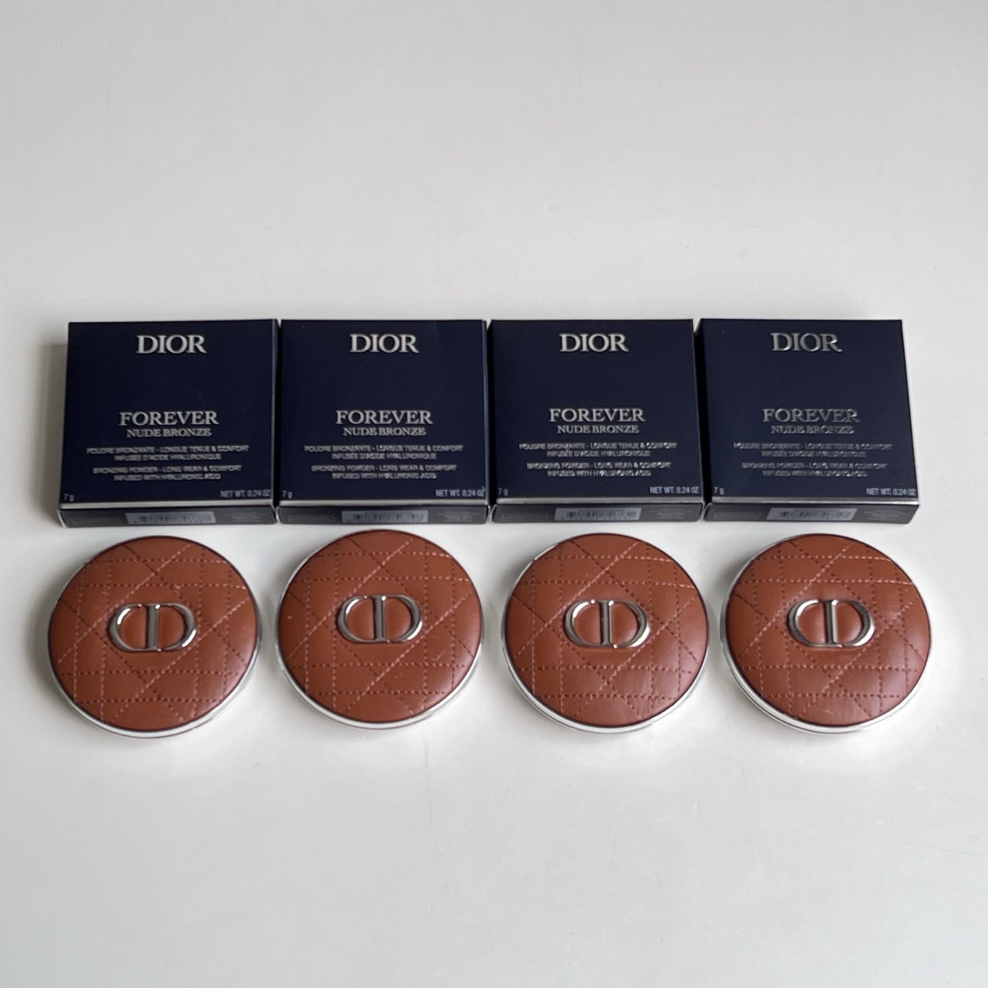 Dior bronce cuero polvo compacto 9g! tonos: 02#Light-Naturel, 03#Soft-Naturel, 04#Warm, 05#Intense-Naturel.