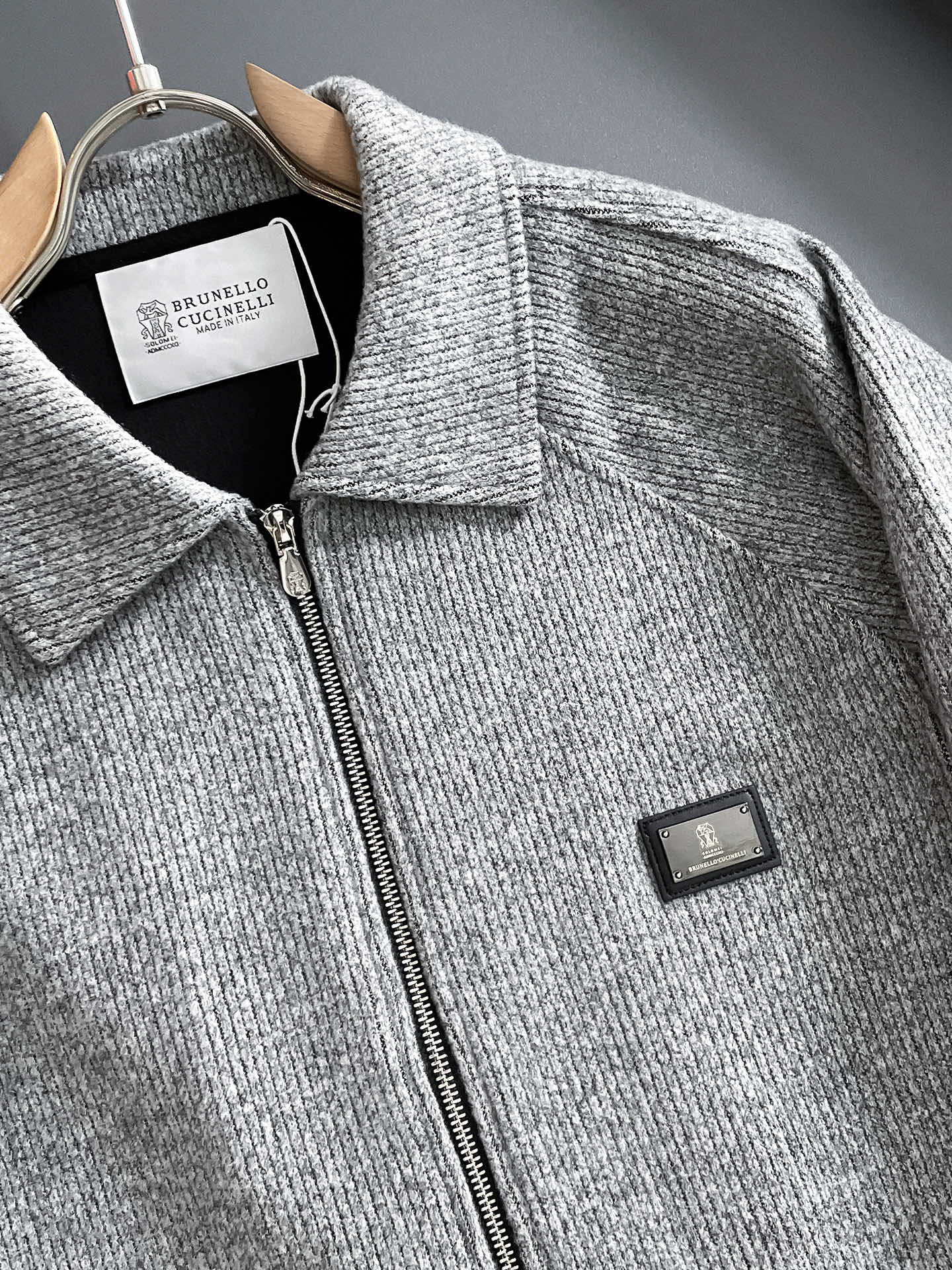 BC-Brunello Cucineli🔥🔥FW秋冬新款🆕老钱风羊毛夹克翻领外套，专柜同步发售，原单狠货