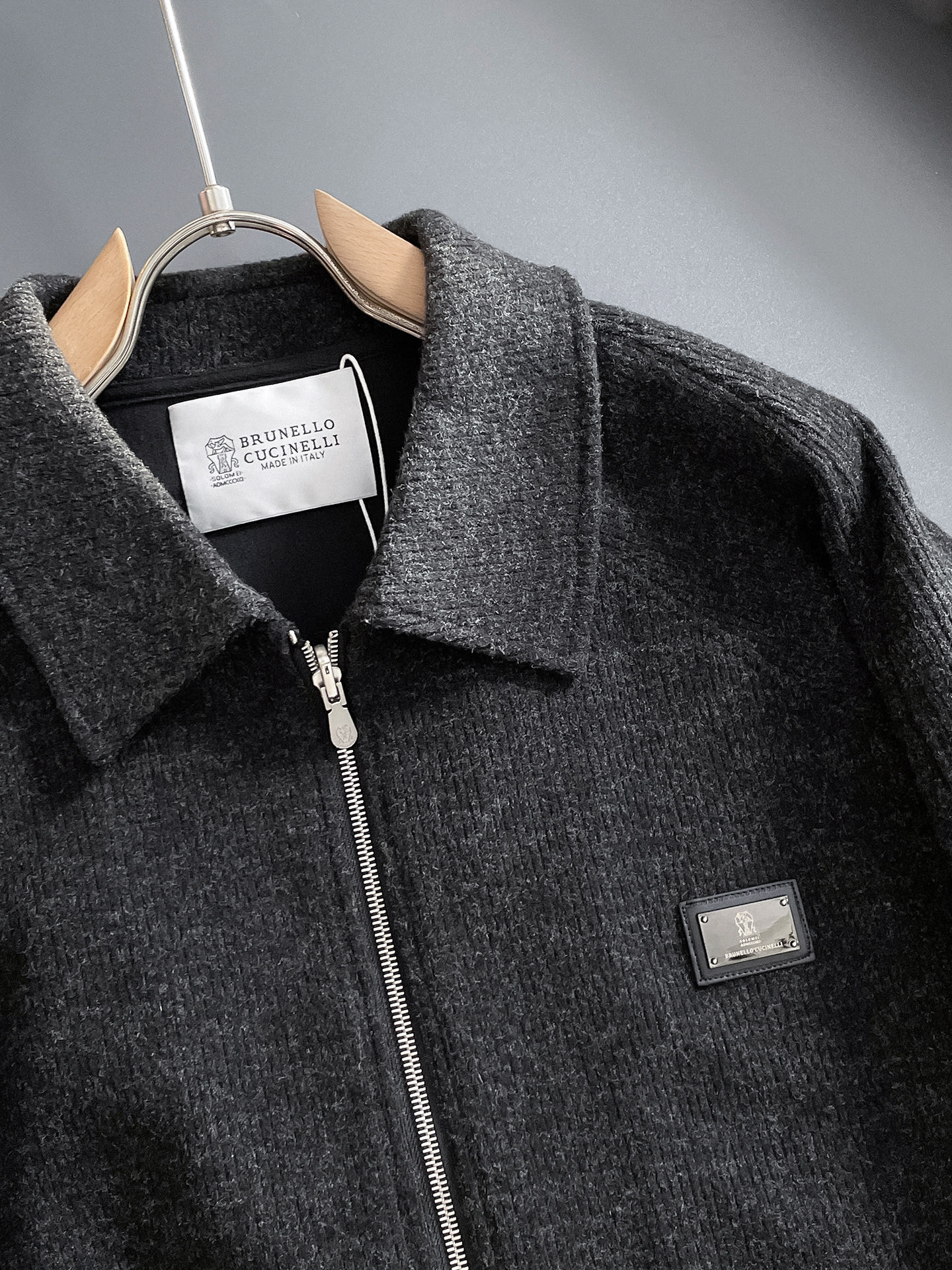 BC-Brunello Cucineli🔥🔥FW秋冬新款🆕老钱风羊毛夹克翻领外套，专柜同步发售，原单狠货