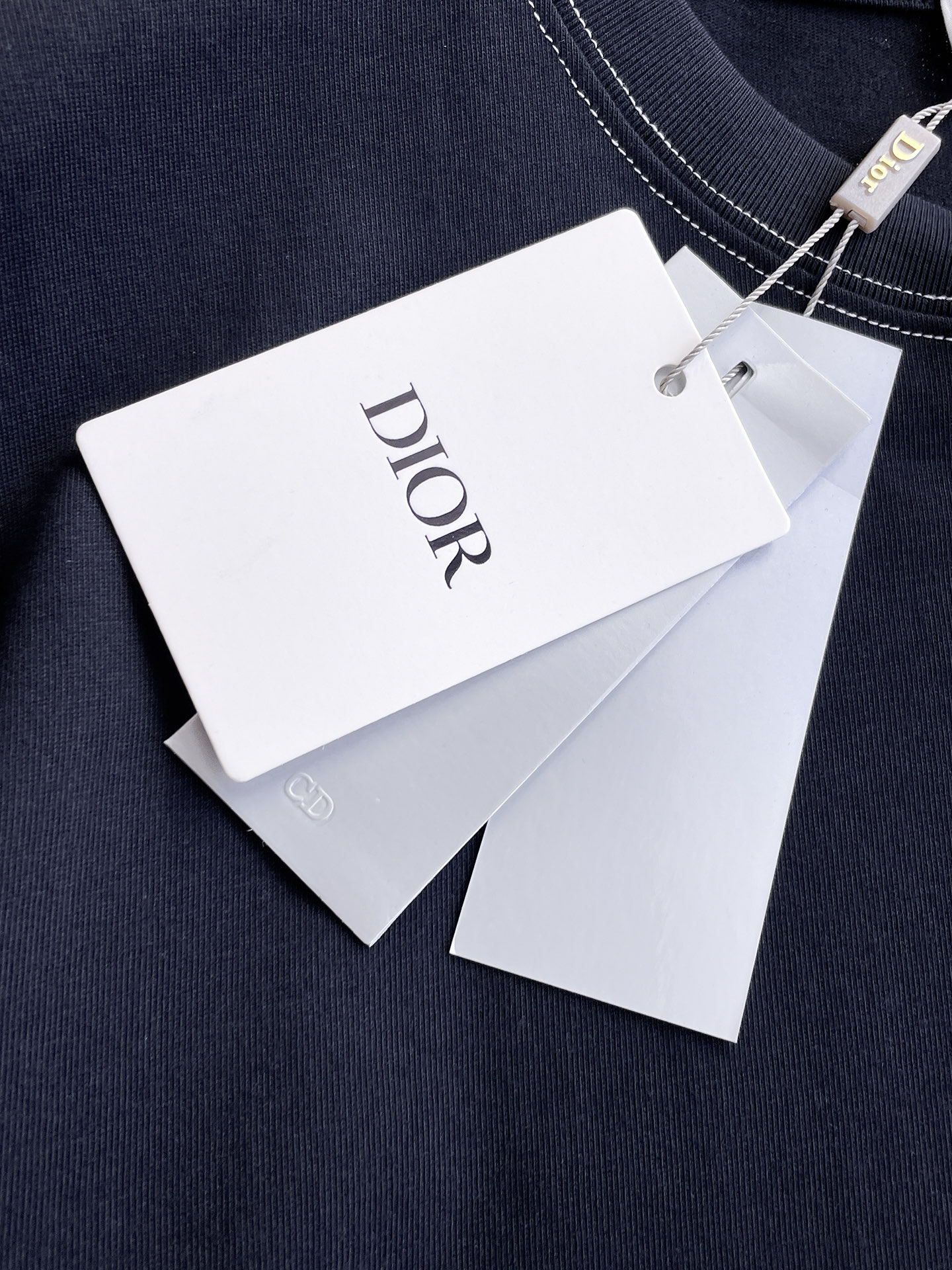 迪奥Dior26春夏新品专柜首发最新款短袖圆领T恤 高端订制 设计前卫时尚！品牌logo重工艺设计，高端