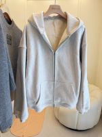 2024 Nuova giacca incappucciata, versione oversize, lo stesso modello di uomini e donne, super sciolta e polsini texture da ricamo a logo pieno, addensante di velluto, calore, comodo e facile da indossare, riduzione versatile per età straniera! 1 2024 Nuova giacca incappucciata, versione oversize, lo stesso modello di uomini e donne, super sciolta e polsini texture da ricamo a logo pieno, addensante di velluto, calore, comodo e facile da indossare, riduzione versatile per età straniera!