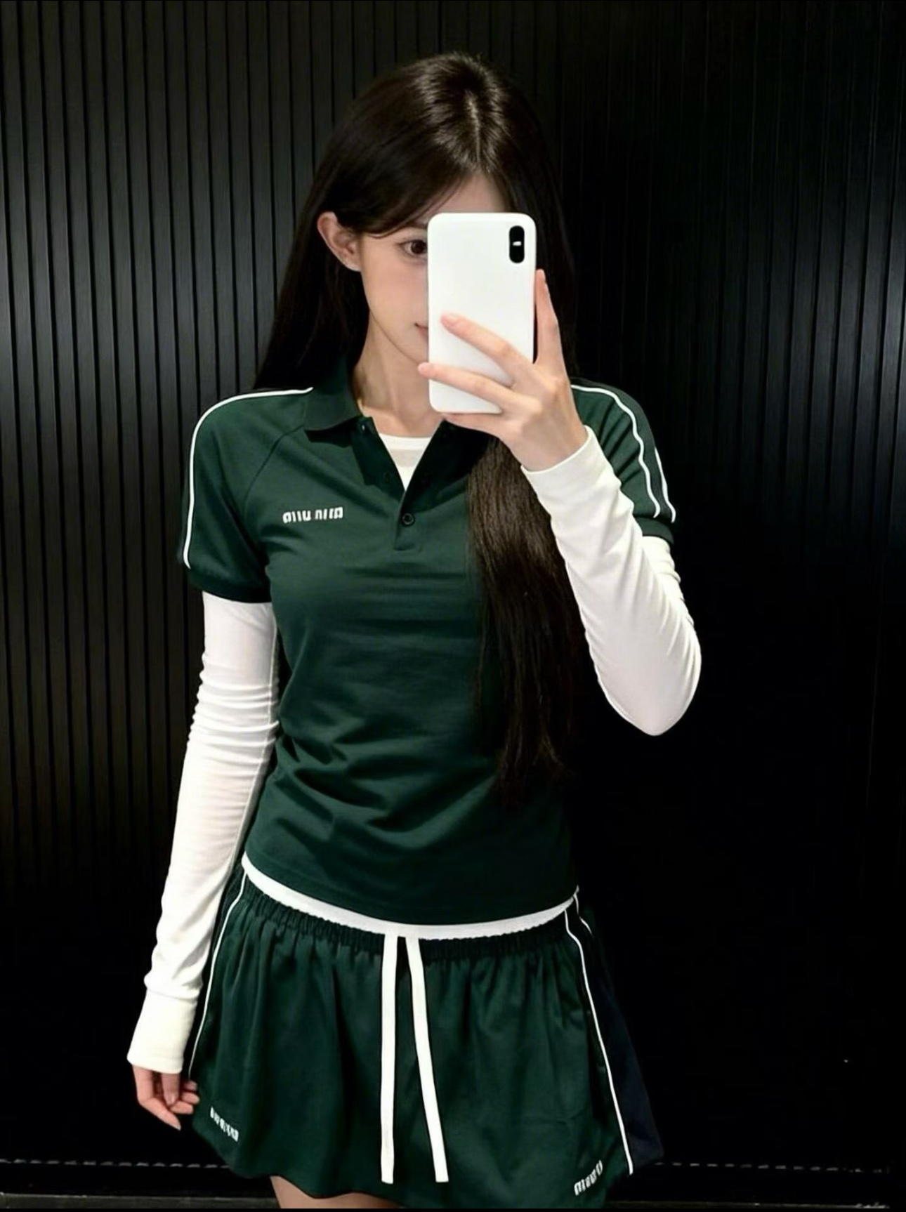 NO:800206,Polo shirt and skirt upper body reference,,skirts,19860909Polo衫短裙上身参考,,skirts,,Women's clothing