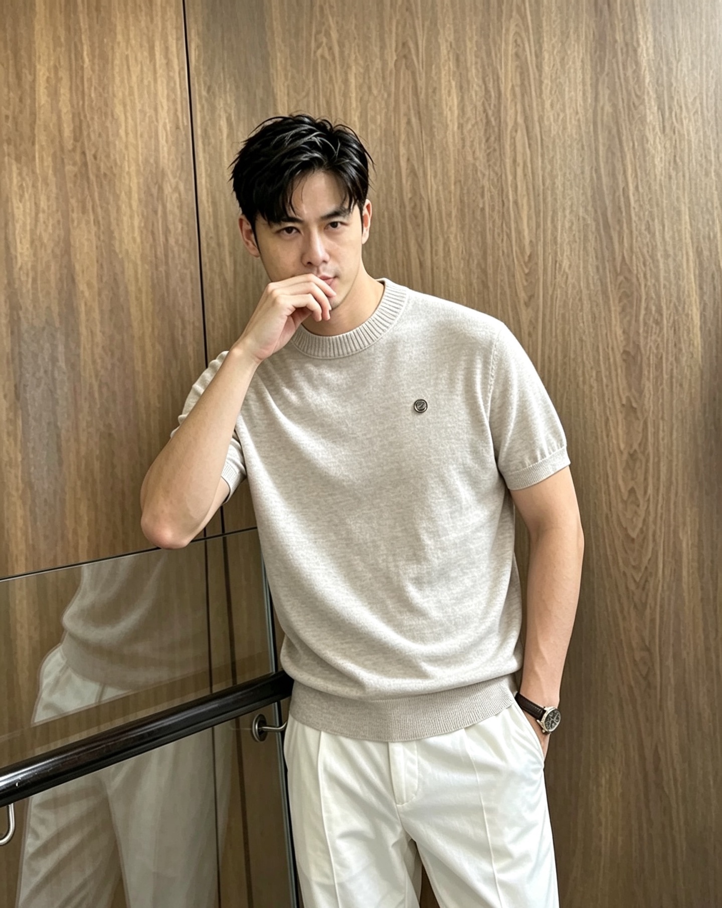 NO:931504,ZEGNA Zegna 2026 spring and summer round neck sweater, true [old money style] selected highly breathable Tencel fabric, comfortable and not stuffy to wear in summer, crisp and stylish, small logo and heavy craftsmanship, simple and not simple, high-end Tencel sweater short-sleeved, solid color and simple, fashionable yet luxurious, quality is beyond doubt, the upper body effect is great, size M-4XL, shipped next day,,zegna,T-shirt,19860909ZEGNA杰尼亚 2026春夏款圆领针织衫,真正【老钱风】甄选高度透气天丝面料,夏季穿着舒服不闷热,版型挺括有型,小logo重工艺搭配简约不简单,高端级天丝羊毛衫短袖 纯色简约 时尚不失奢华 品质毋庸置疑 上身效果超赞,尺码M-4XL,隔天出货,,zegna,T-shirt,,Men's clothing