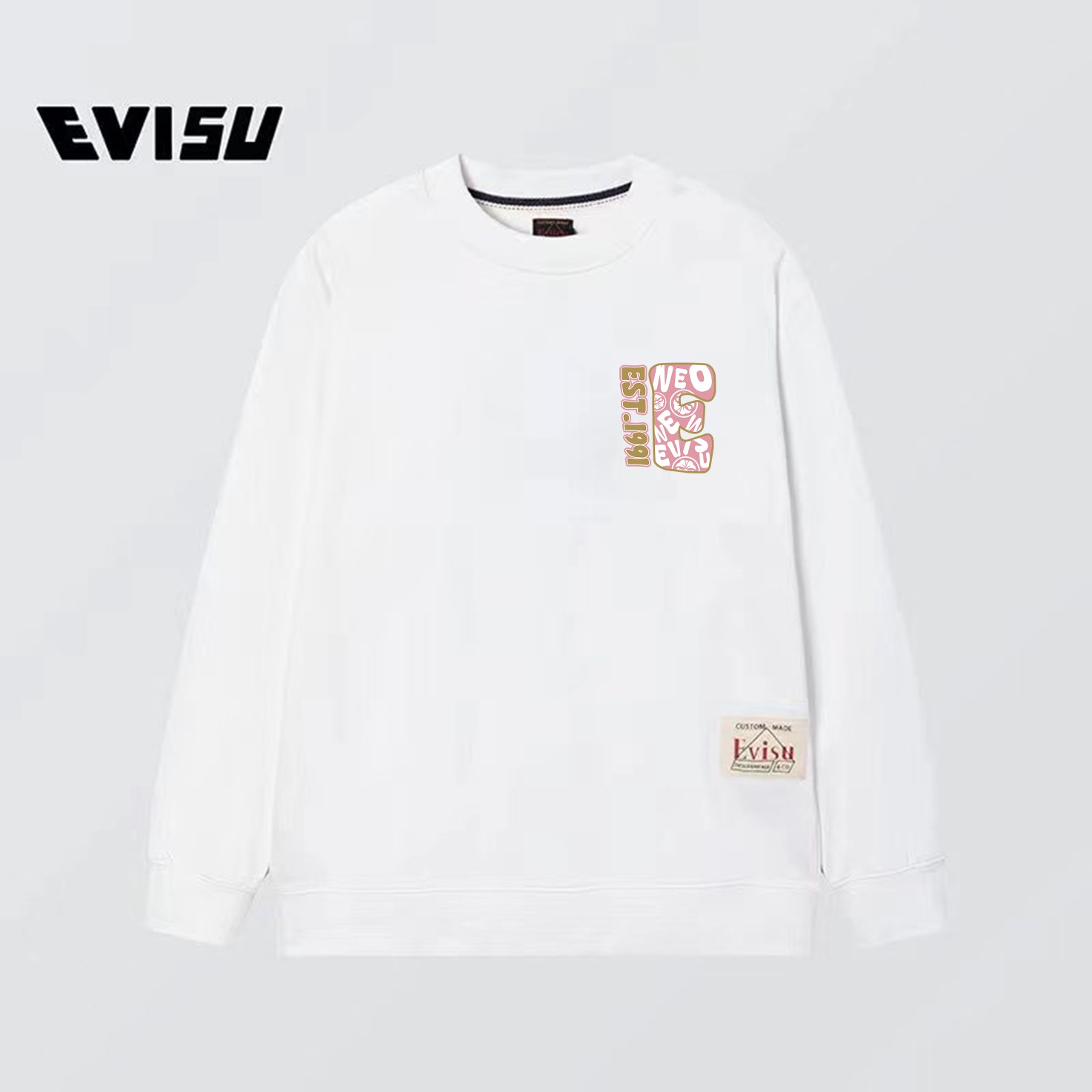 EVISU 21SS Buddha Head Sign Guard: XY Fs123 Top Version Reweaved Fabric 360g