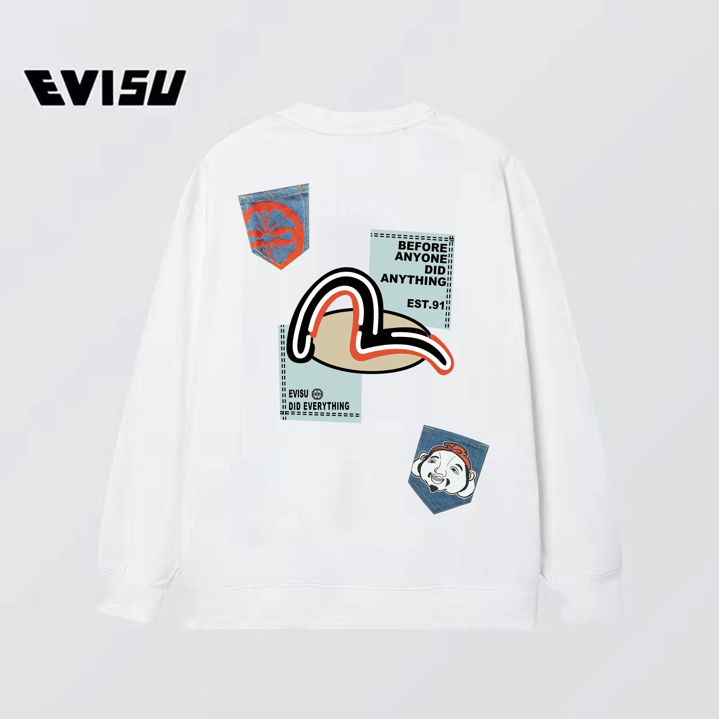 “XY Fs127 Top Version Reweaved Fabric, EVISU 21SS Buddha Head Guard” - 图片 4
