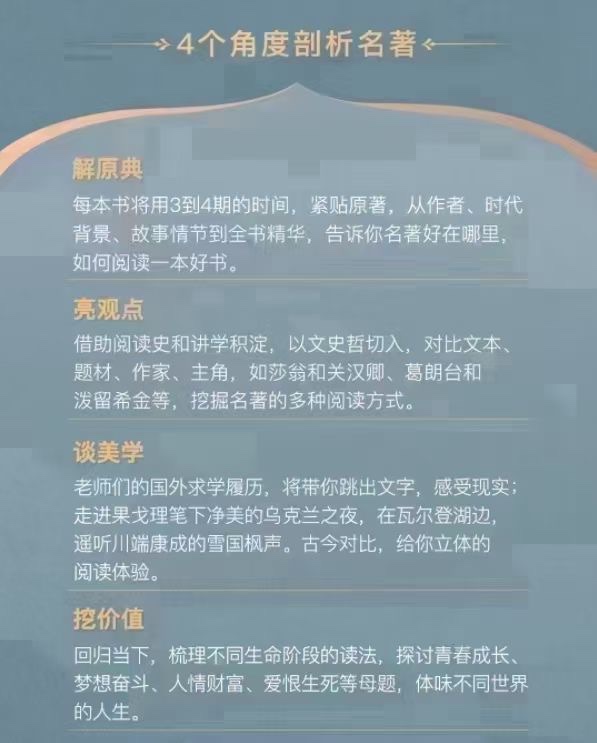 世界名著大师音频课已完结