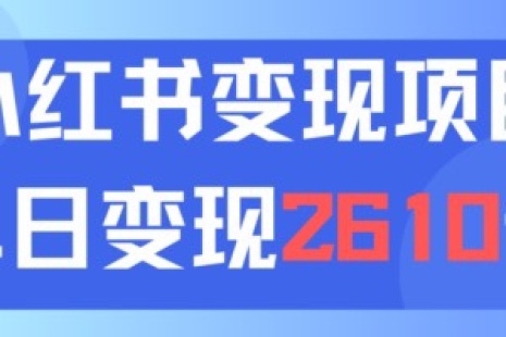 【网赚上新】100.利用小红书卖资料单日引流150人当日变现2610元小白可实操(教程+资料)