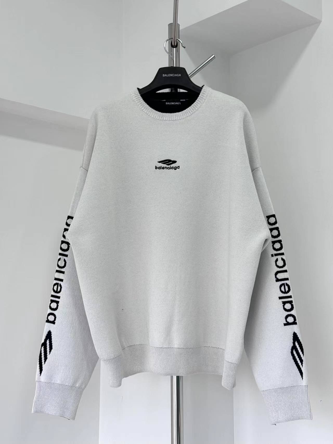 💰260 BAL 滑雪系列 羊毛绣花3M毛衣