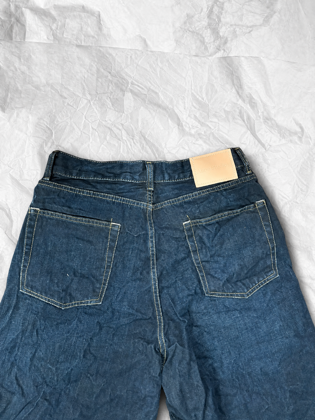 Acne Studios ACNE褶皱风格牛仔裤