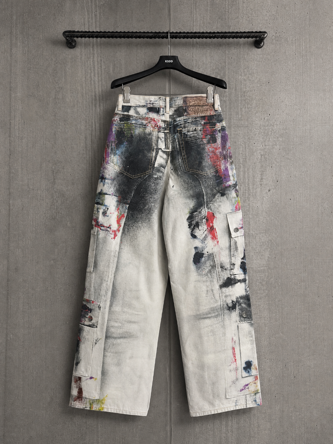 Acne Studios ACNE 喷墨涂鸦印花牛仔裤