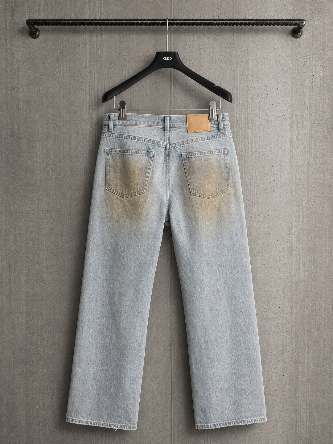 Acne Studios ACNE 破洞泥染洗水做旧牛仔裤
