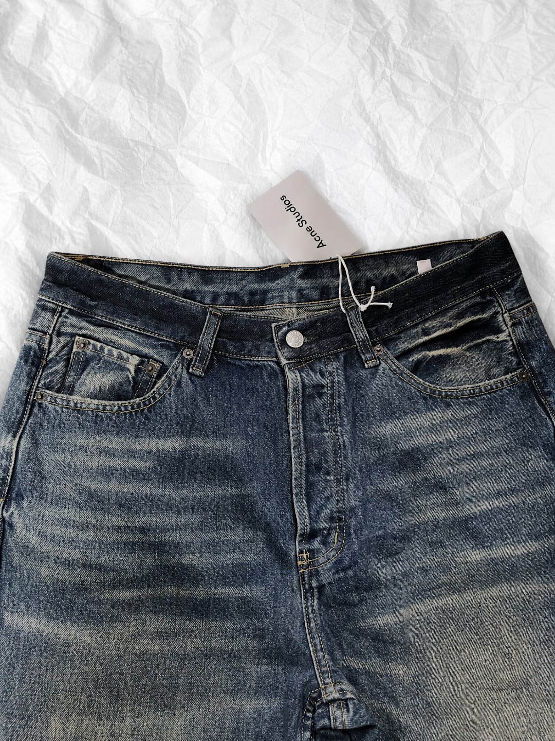 Acne Studios ACNE 涂层洗水牛仔裤