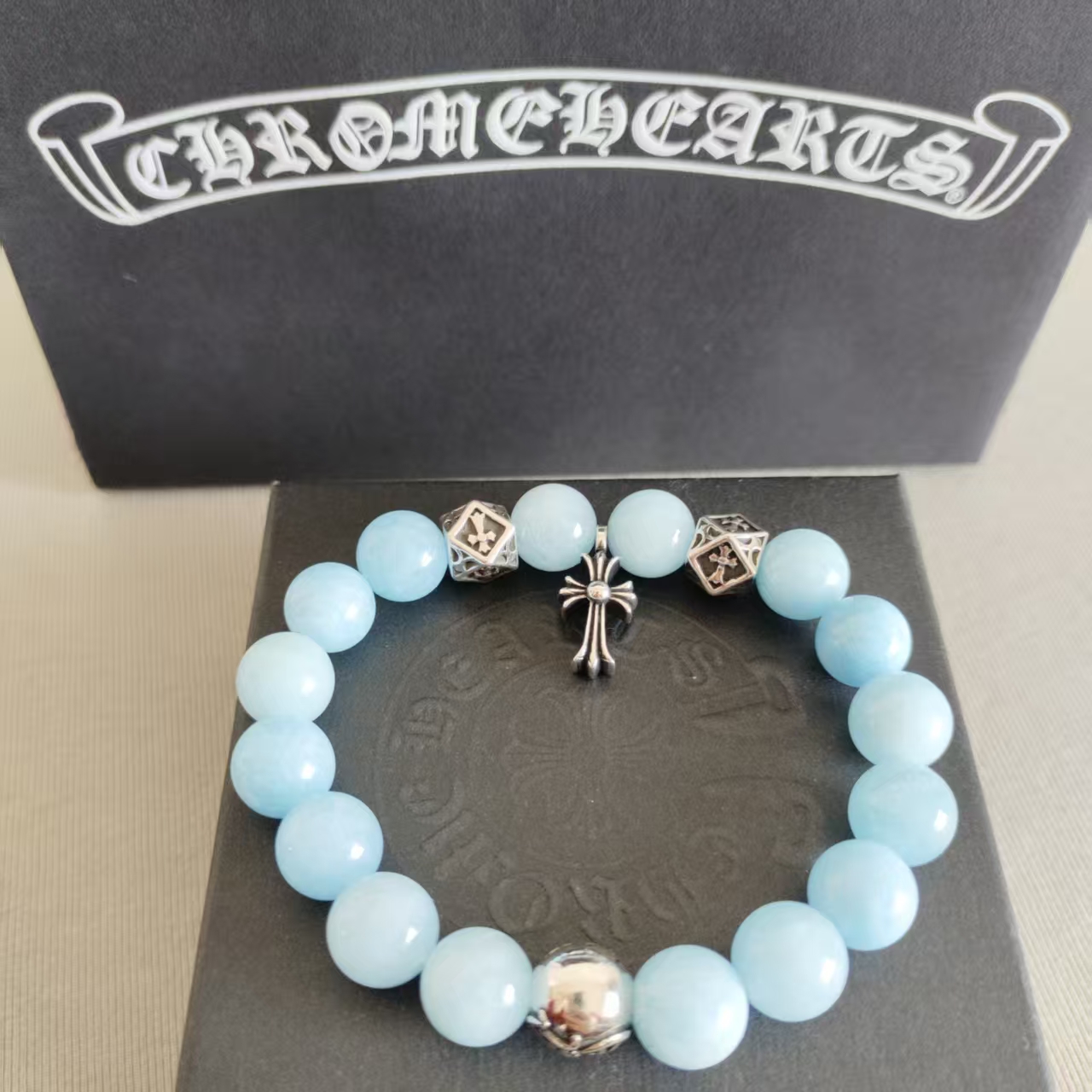 NO:922337,So handsome, the latest Chrome Hearts. No explosions, no hair. Factory direct sales. Original one-to-one reproduction. Chrome Hearts retro bracelets, fine jewelry, chrome hearts.19860909太帅爆了最新款克罗心 不爆不发 厂家直销 原版一比一复刻 克罗心复古手串,饰品精品,chrome hearts,Jewelry