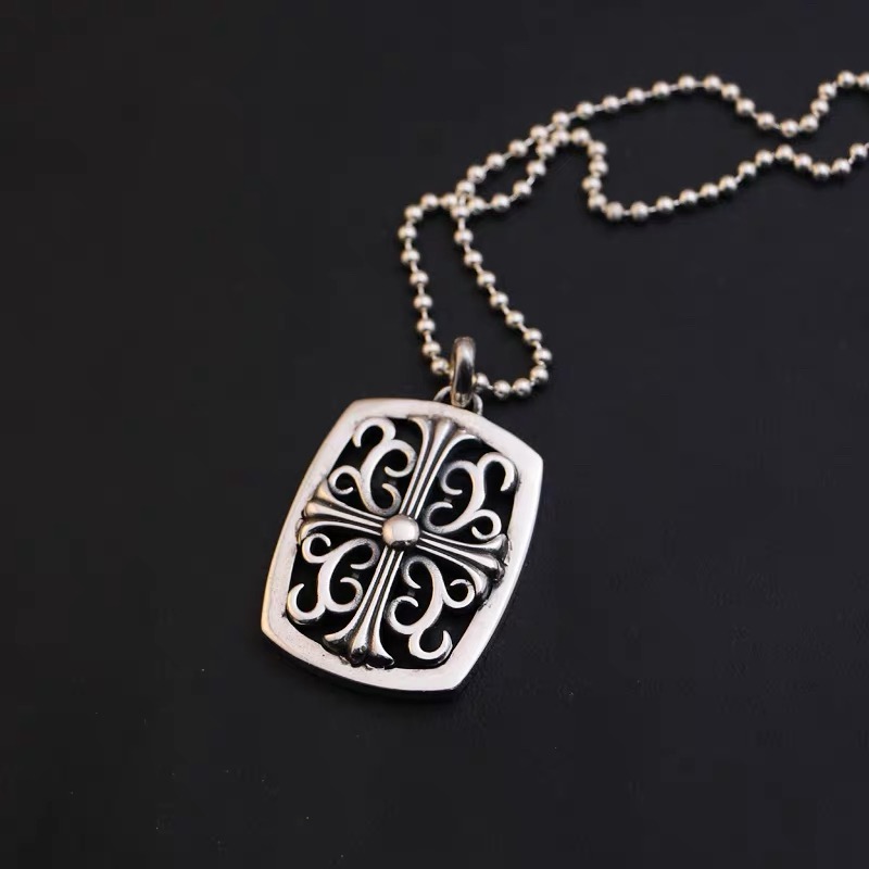 NO:896131,Palace flower cross cake punk trend couple men's and women's pendants, fine jewelry19860909宫廷花十字架 饼子 朋克 潮流 情侣 男女款吊坠,饰品精品,Jewelry
