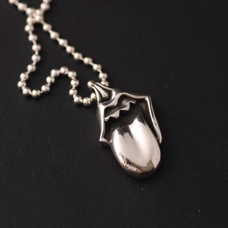 NO:896133,Tongue pendant necklace sweater chain trendy punk rock style silver jewelry, jewelry boutique, sweaters, necklace19860909吐舌头吊坠项链 毛衣链潮流朋克 摇滚风格银饰,饰品精品,sweaters,necklace,Jewelry