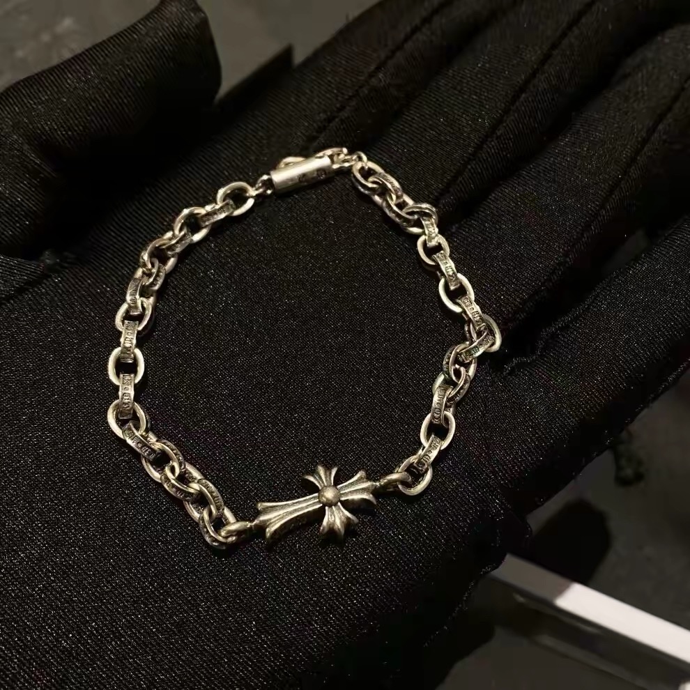 NO:896071,Cross letter bracelet, old classic retro punk style hip-hop personality rock style for men and women, boutique jewelry, bracelet19860909十字架字母手链做旧经典款复古朋克风嘻哈个性摇滚男女款,饰品精品,bracelet,Jewelry