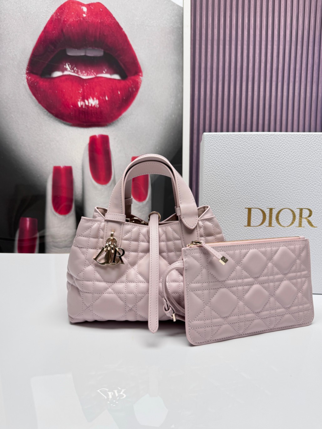 Dior AAA+
 Bags Handbags Pink Cowhide Casual