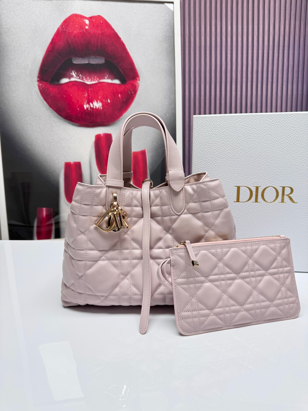 Dior Bags Handbags Pink Cowhide Casual