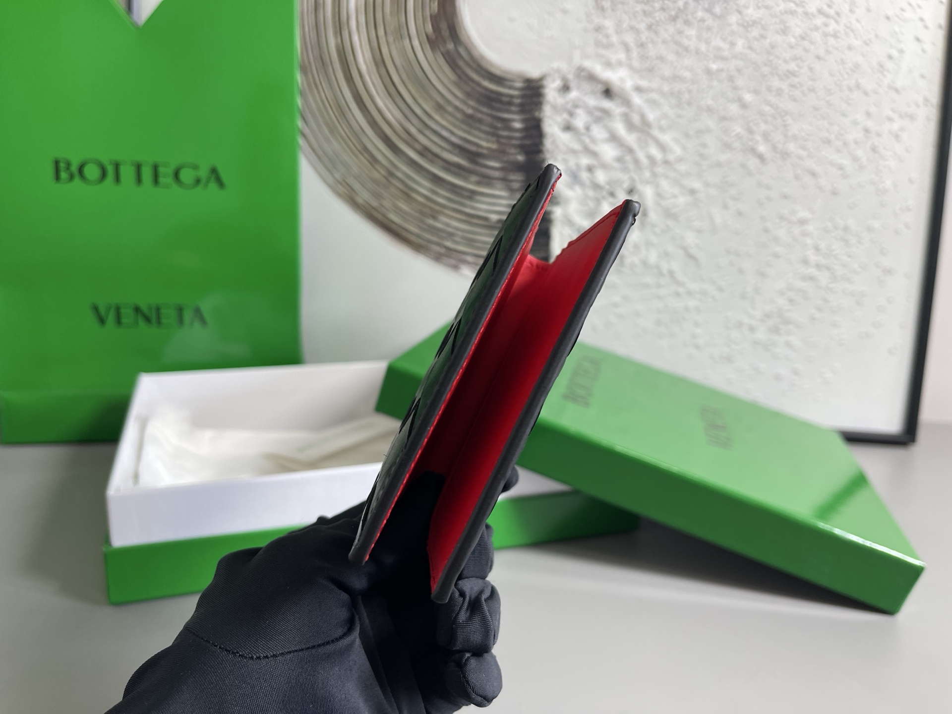 Top batch Bv two-fold vertical version short clip wallet 749400 is a wallet that can be used not only as a wallet but also as a card holder photo 2