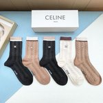 Celine Perfect 
 Sock- Mid Tube Socks Cotton Silica Gel Wool