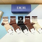 High Quality AAA Replica
 Dior Sock- High Socks Mid Tube Socks Online
 Unisex Women