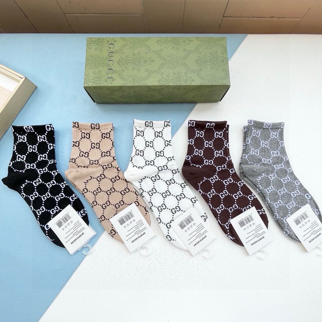 Gucci Sock- High Socks Mid Tube Socks Quality Replica
 Unisex Women