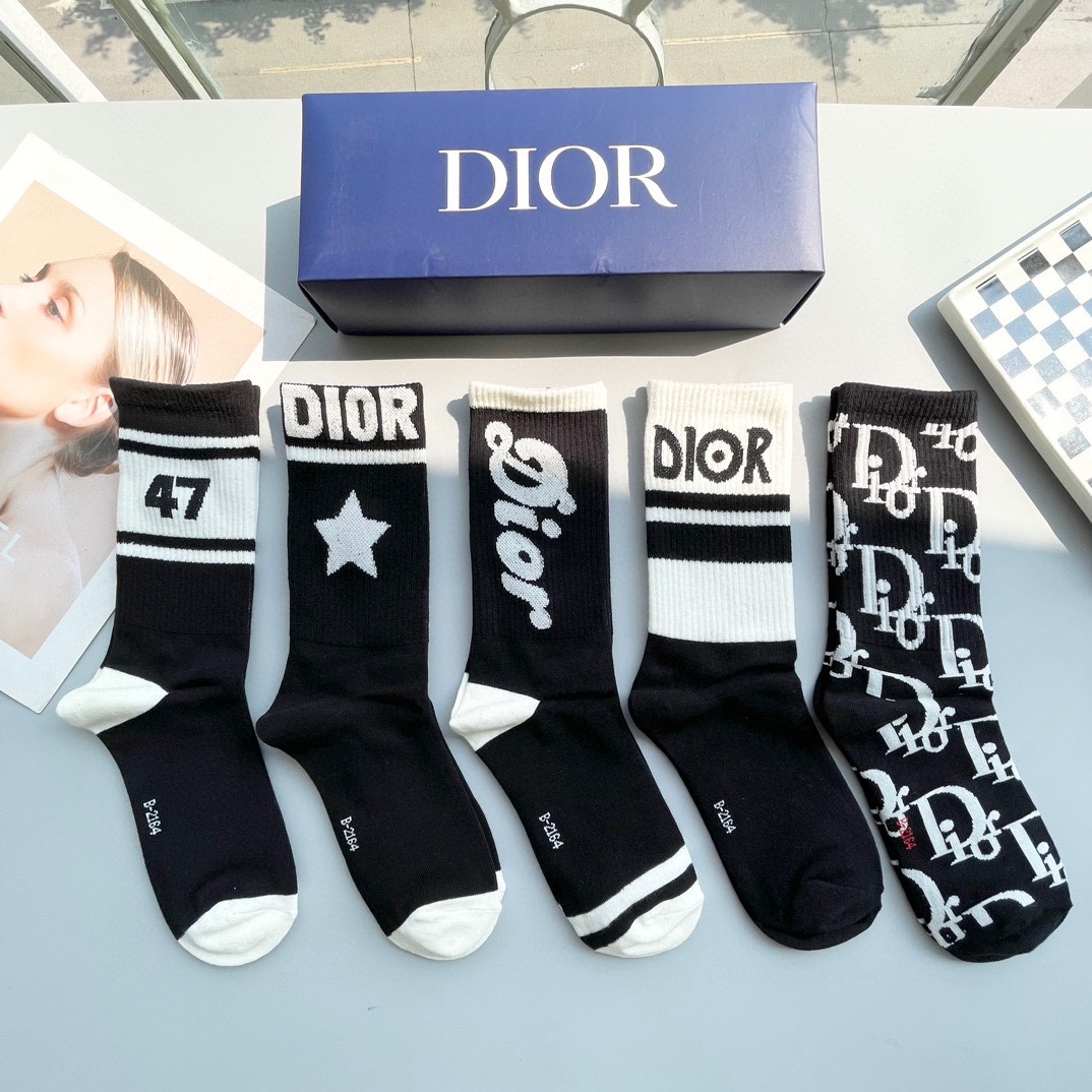 Styles & Where to Buy
 Dior AAAA
 Sock- High Socks Unisex Women