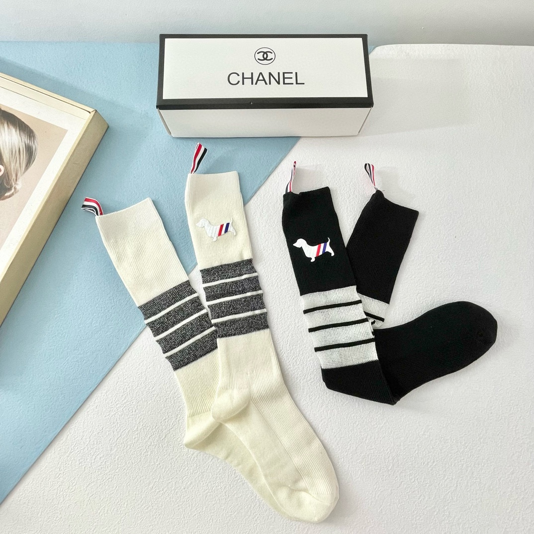 THOM BROWNE ZAM BRANNIZE TB Net Red Socks Packaging Review - 图片 4