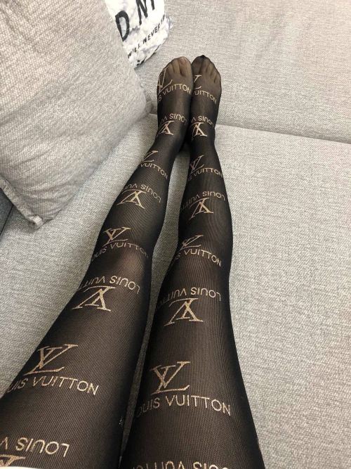 Louis Vuitton Women's Monogram Sheer Tights - Stylish and Elegant 1 Louis Vuitton Women's Monogram Sheer Tights - Stylish and Elegant