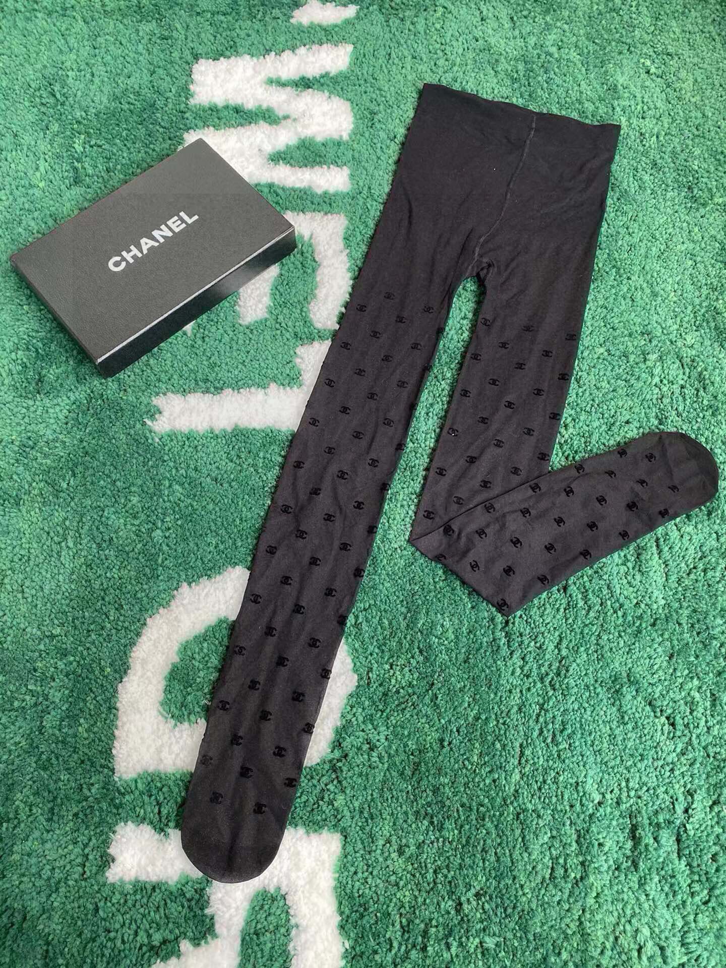 Chanel Classic Pattern Tights, Comfortable and Stylish Stockings 9 i1733067320 8955 4
