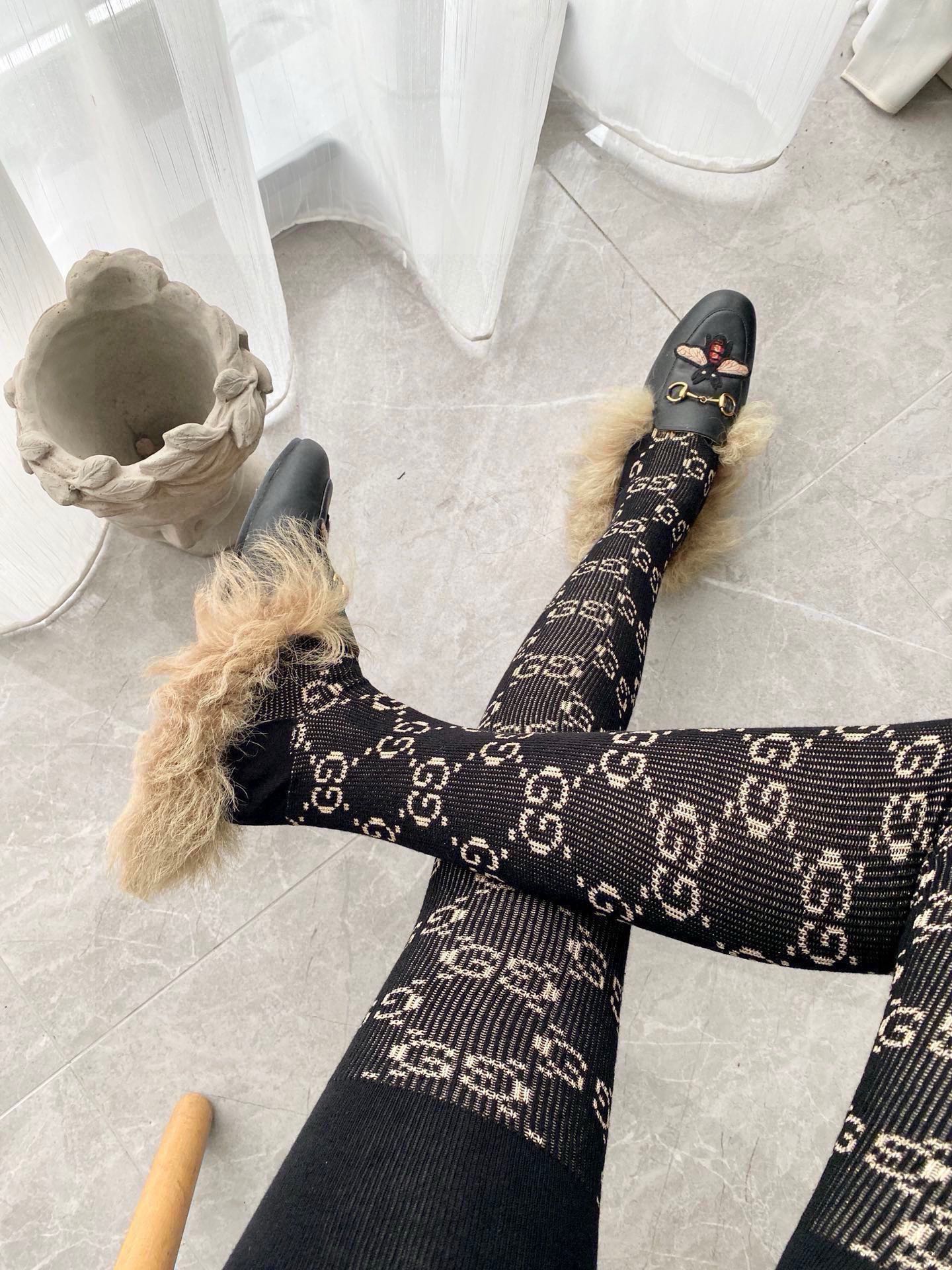 Gucci Patterned Knit Tights - Stylish and Comfortable Hosiery for Women 6 i1733067524 2954 1
