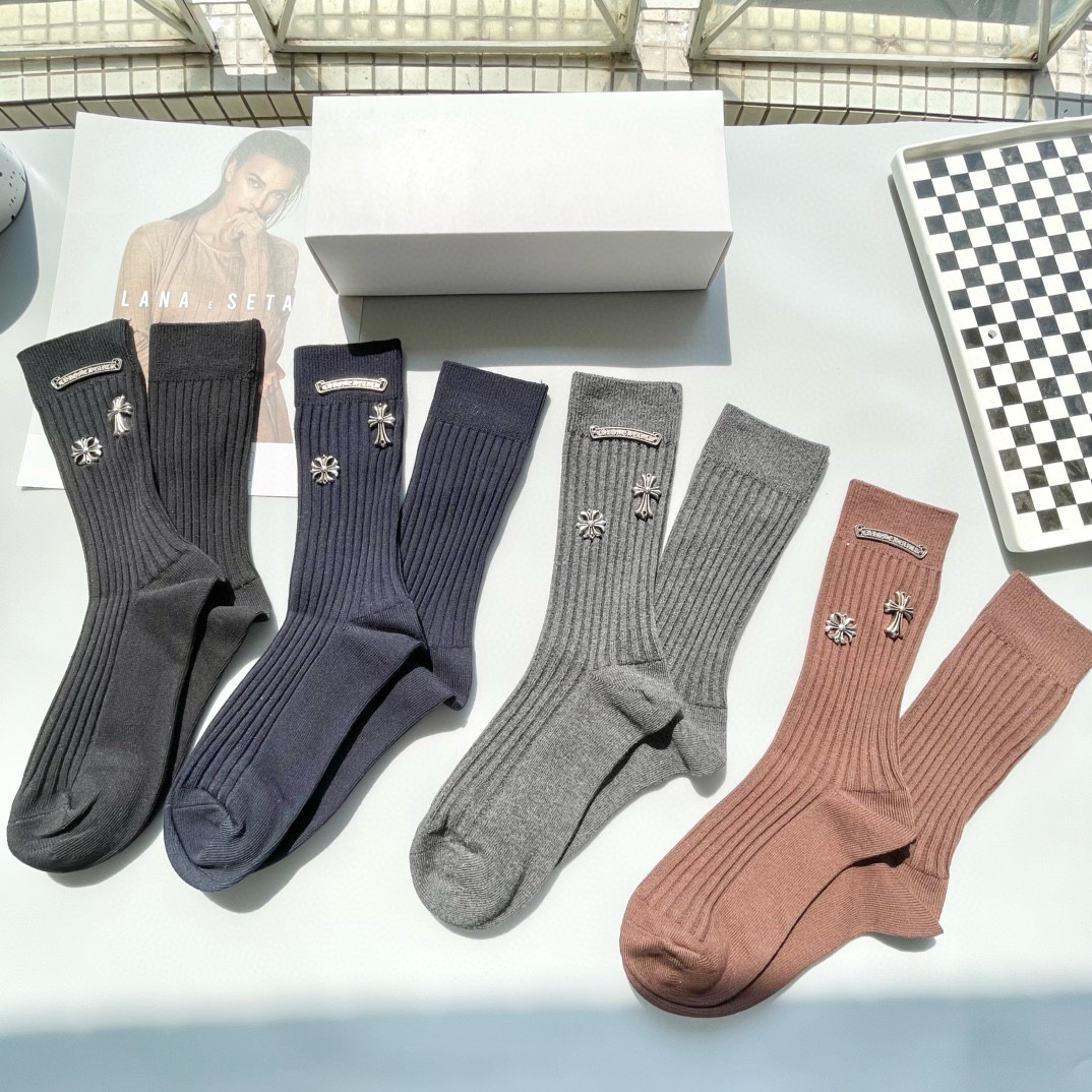 High-End Zacron Socks: P158 Packaging for Four Pairs, Soak in Style - 图片 7