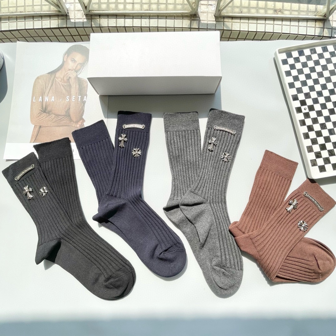High-End Zacron Socks: P158 Packaging for Four Pairs, Soak in Style - 图片 4