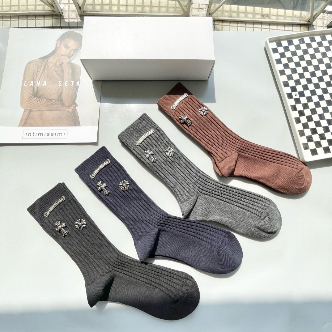 High-End Zacron Socks: P158 Packaging for Four Pairs, Soak in Style - 图片 2