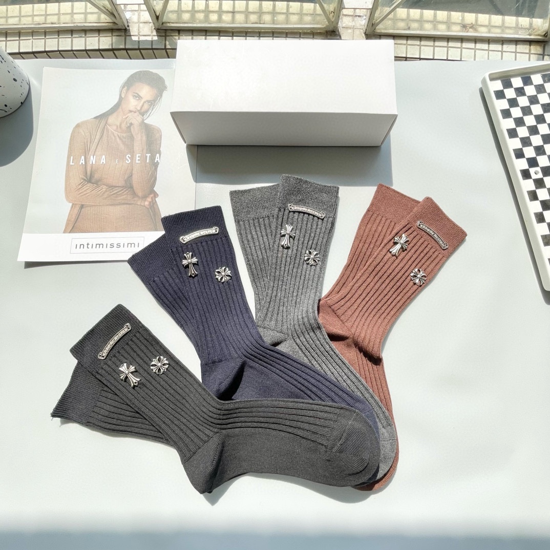 High-End Zacron Socks: P158 Packaging for Four Pairs, Soak in Style - 图片 8