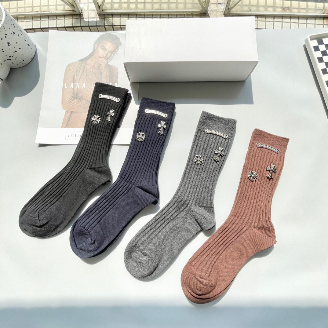 High-End Zacron Sock Packaging: Box of Four Pairs, Soak in Style. - 图片 6