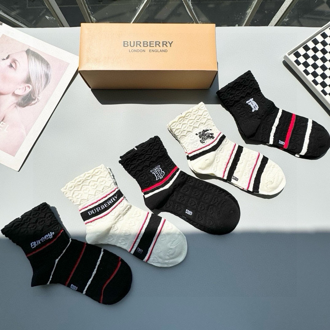 Stylish INS High-End Socks: Barberley’s Latest Collection Overview - 图片 2