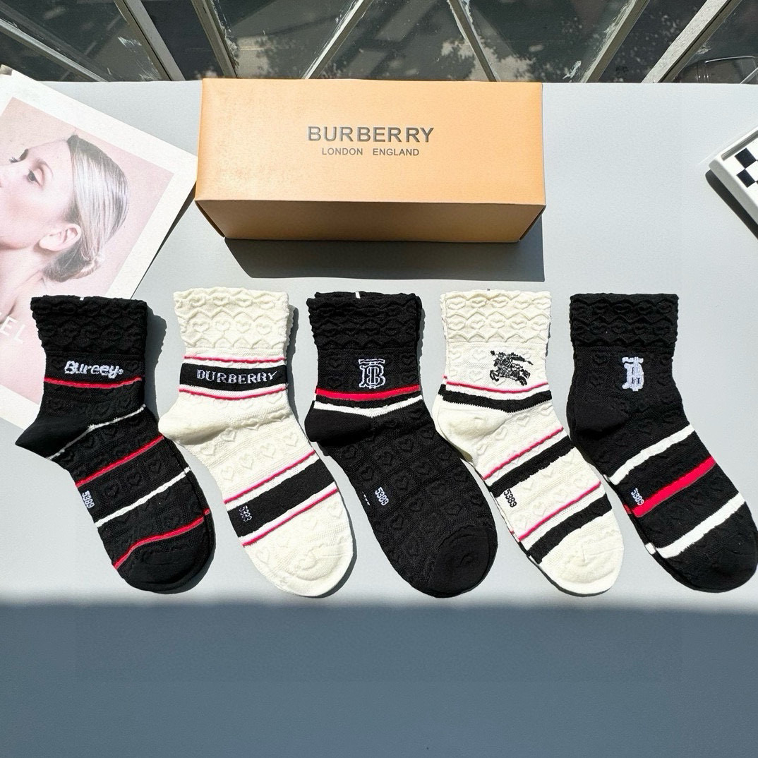 Stylish INS High-End Socks: Barberley’s Latest Collection Overview - 图片 1