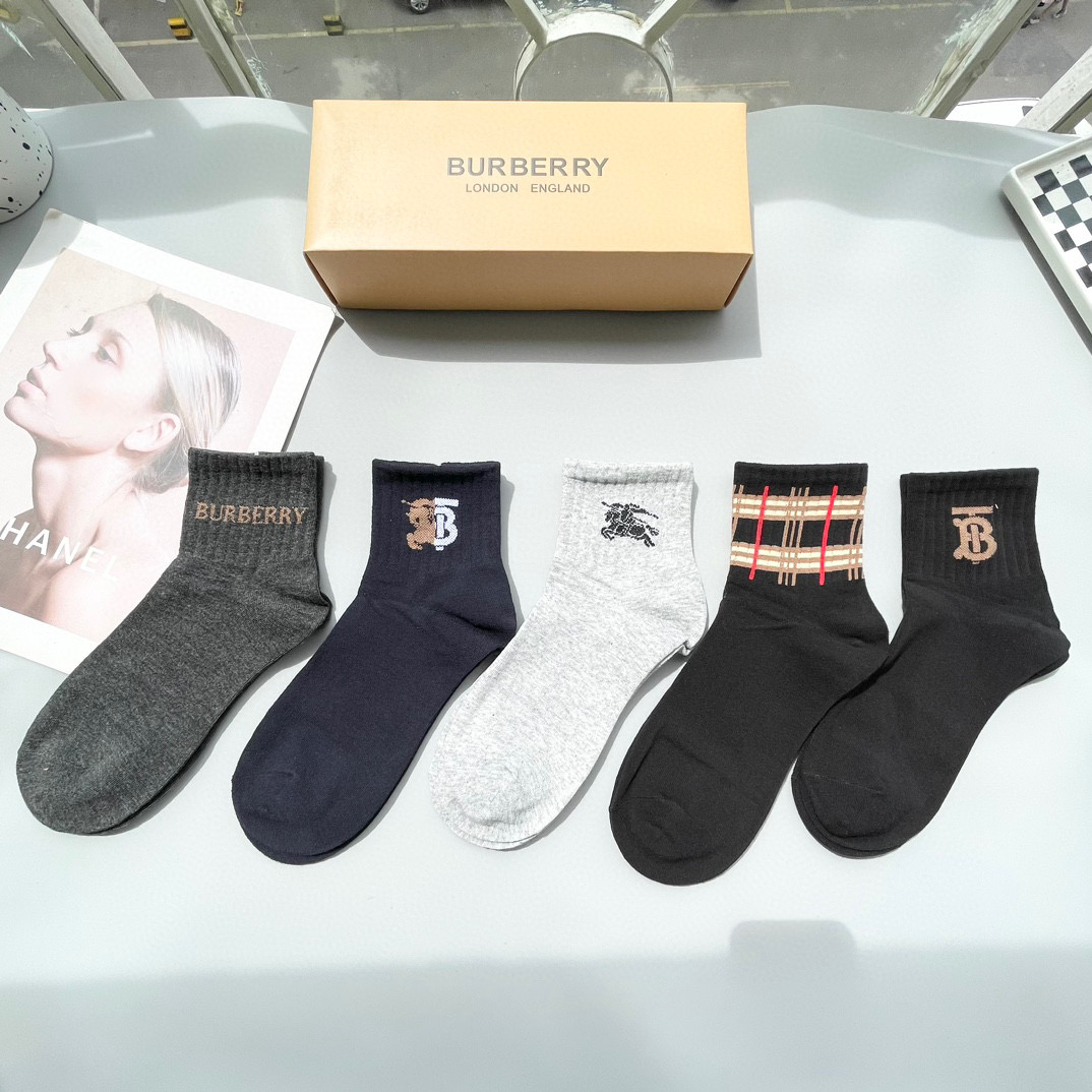 “Latest Barberley Synchronized Mid-Socks with INS High-End Design” - 图片 9