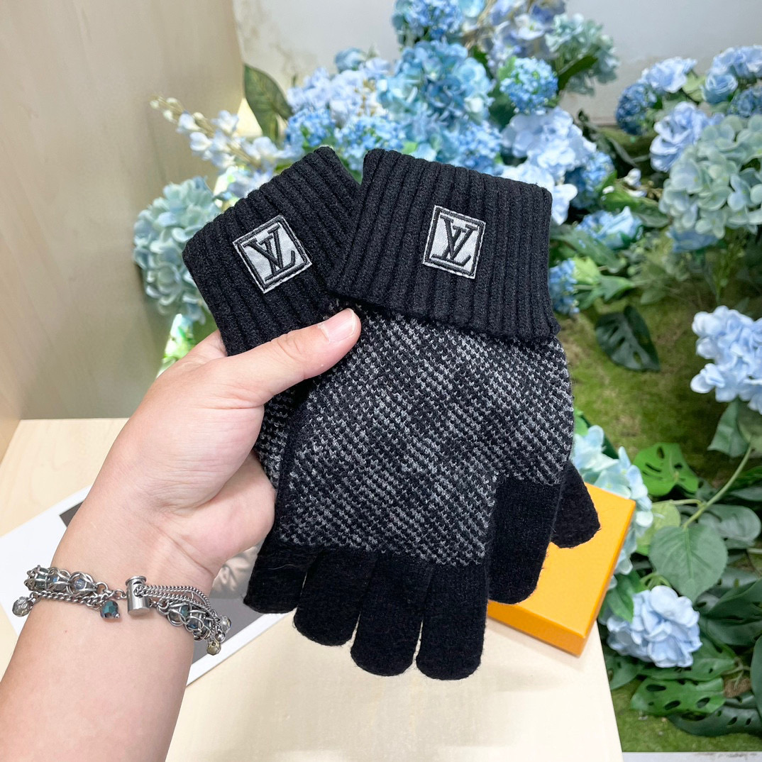 Stylish Autumn/Winter Fleece Gloves by LV Luiweden, Purified Pairs, Average Size. - 图片 8
