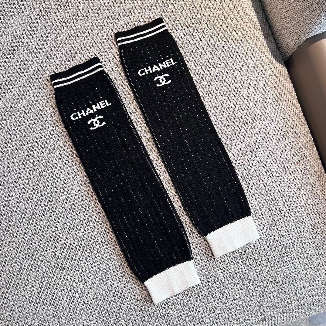 配包装【一盒一双】🆕Chane*24c早春新品 本季最火🔥爆款袜套🧦各大博主，时髦软妹人手一双😍😍穿搭必