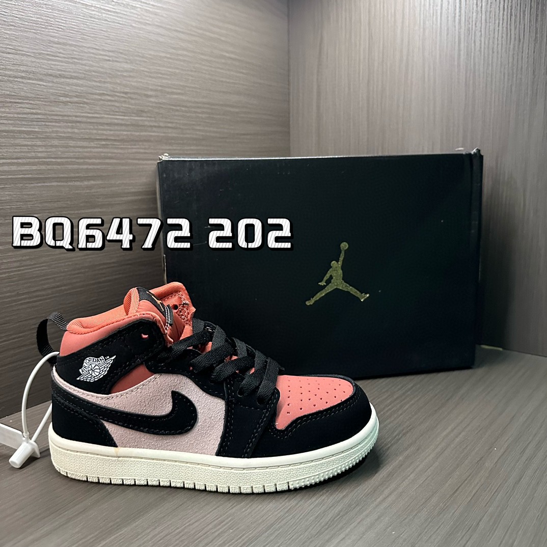 图片[5]-乔一专Ｇ版中帮儿童运动鞋22-37 AJ1大厂出品，做工用料完全不必担心😎鞋型设计对比ZP，超级无敌百搭❤️橡胶大底耐磨防滑✔️鞋面采用优质皮料，质感无敌柔软☁️-选品中心