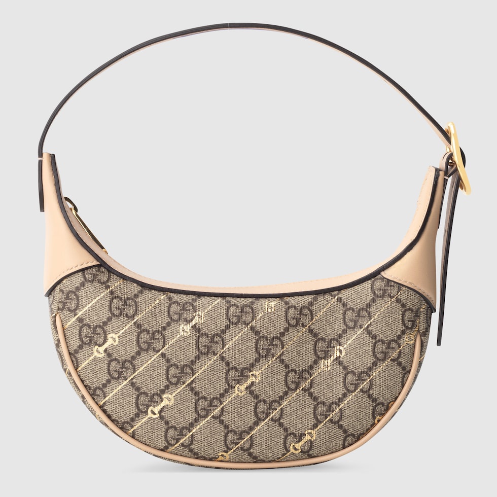 Gucci GG Supreme Bags Handbags Beige Gold Light Pink Printing Canvas Mini
