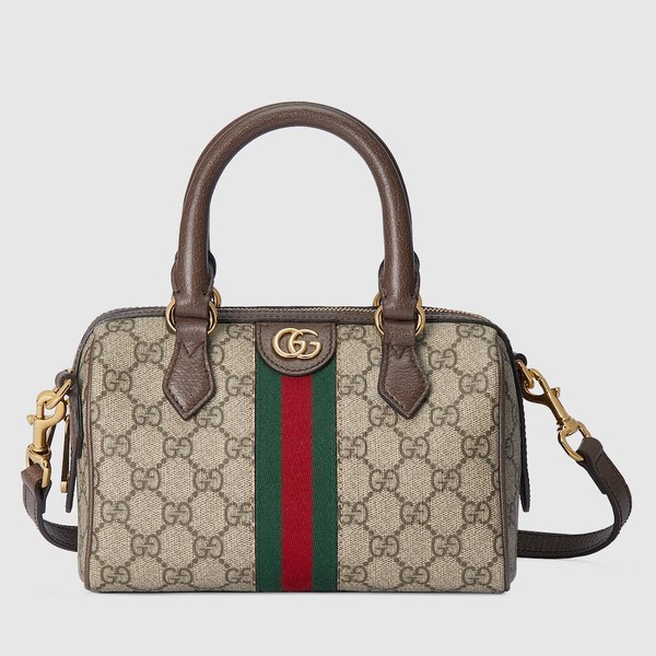 7 Star Gucci Bags Handbags Beige Brown Gold Canvas Cotton Mini