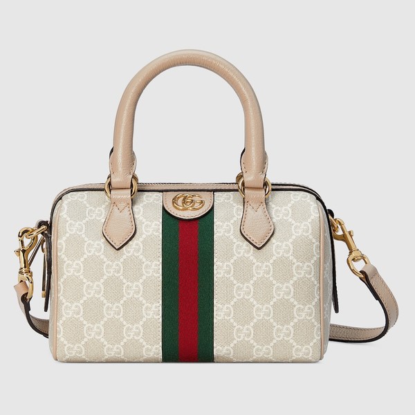 Gucci Bags Handbags Beige Gold White Canvas Cotton Mini