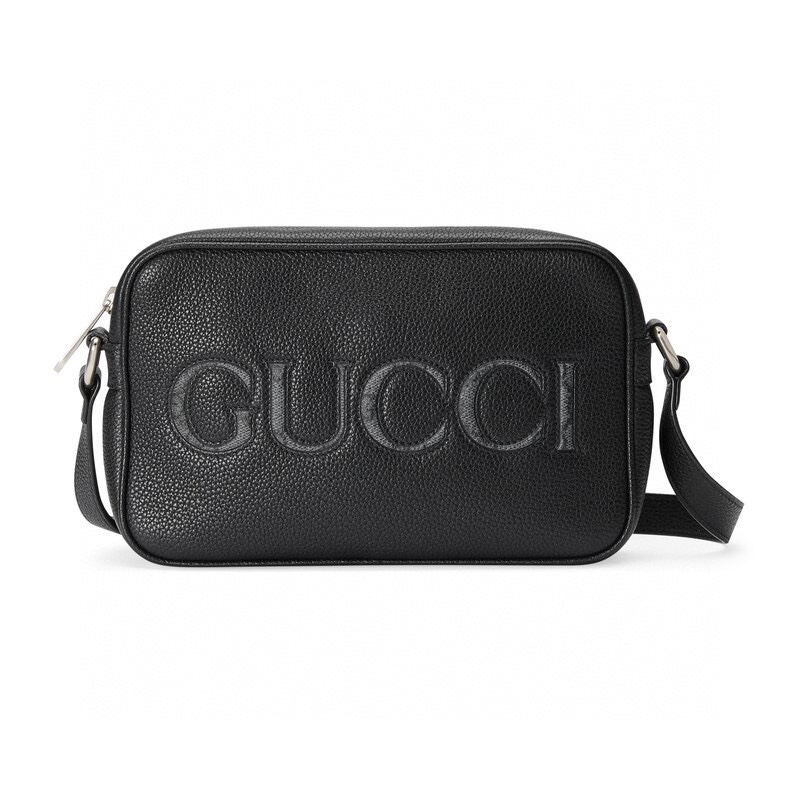 What
 Gucci Crossbody & Shoulder Bags Black Grey Canvas Cotton Spring Collection GG Supreme Mini