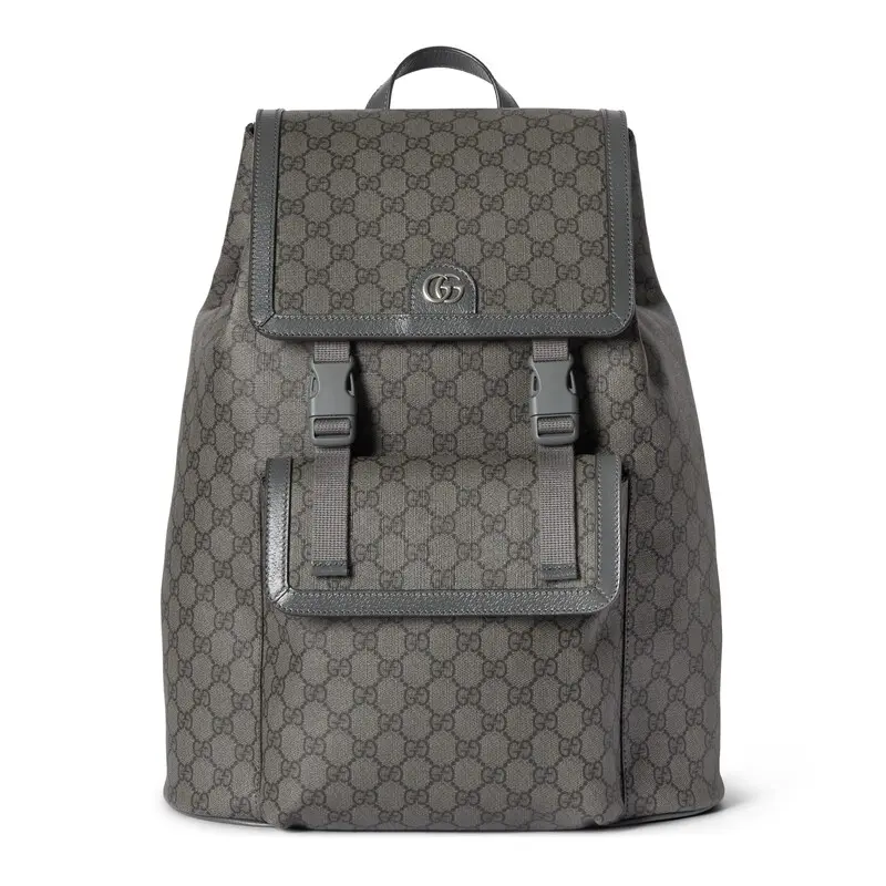 Gucci GG Supreme AAAA
 Mochila Maletín Bolsos cruzados y bandoleras Bolsos de Tote Negro Gris Plata Hombres Lona Algodón Mini